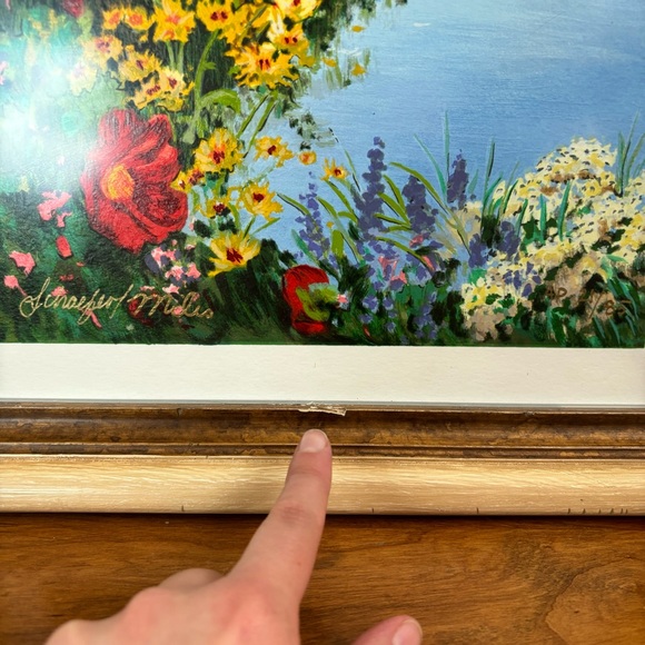 Hollyhock Reflections Schaefer Miles signed Print - Picture 10 of 10